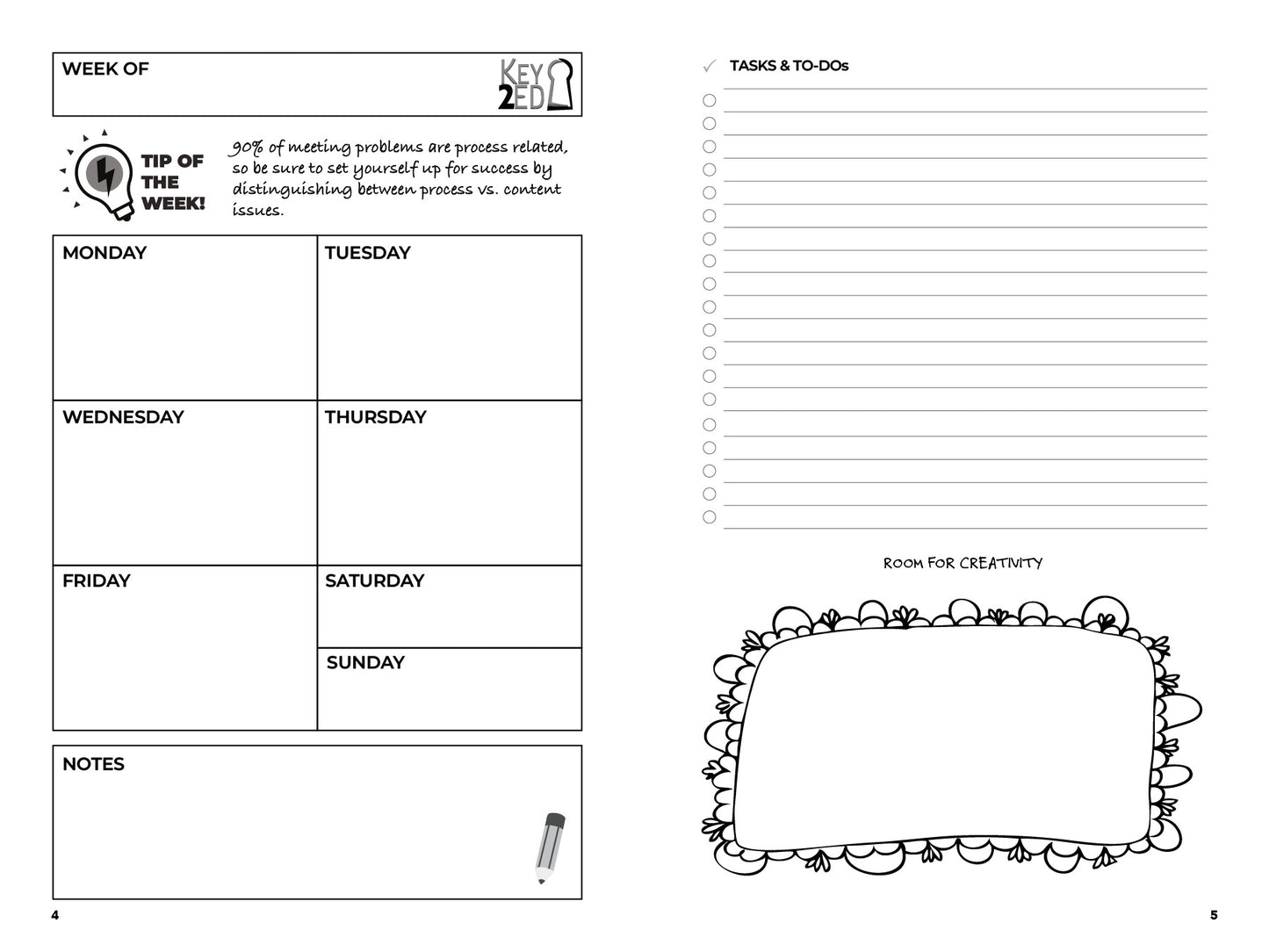 Key2Ed FIEP Planner with 4 different cover options