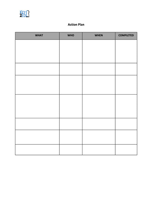 Action Plan Template